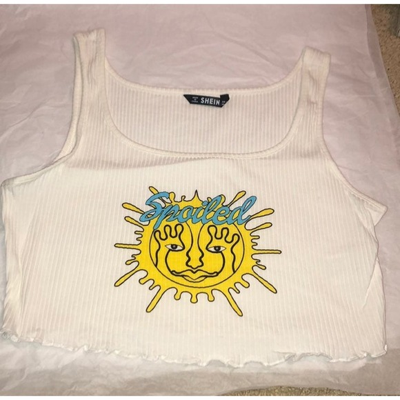 Sun spoiled‎ crop top tank top - Picture 1 of 2